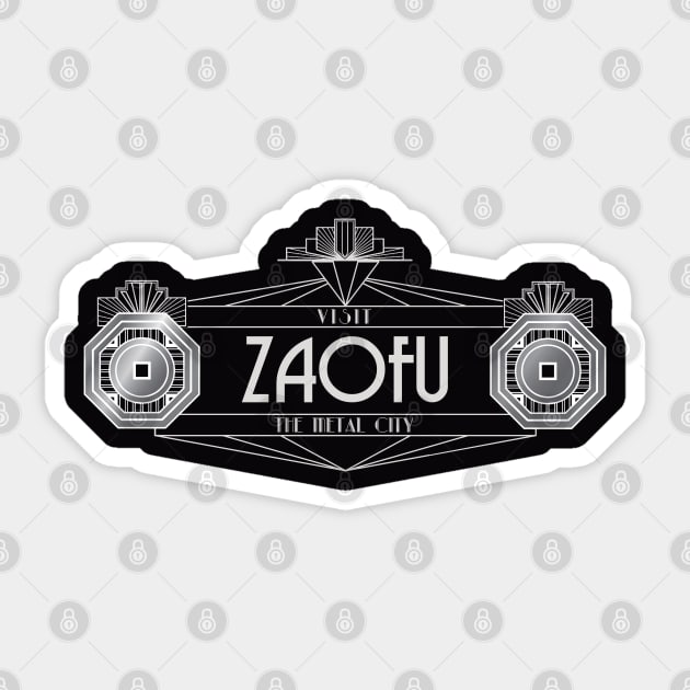 Vintage Zaofu Sticker by Silentrebel